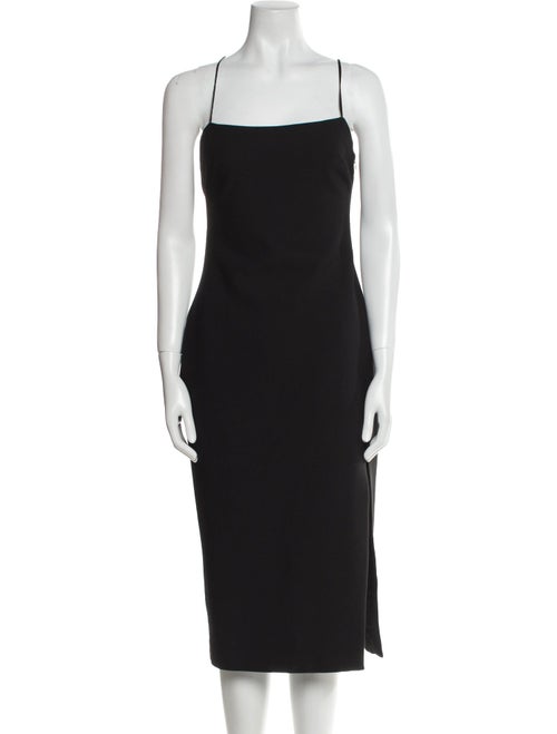 Cinq à Sept Square Neckline Midi Length Dress