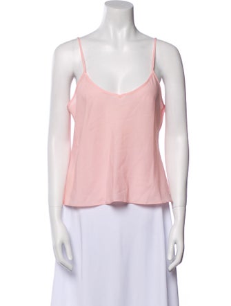 Cinq à Sept Silk Scoop Neck Top