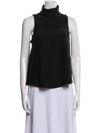 Cinq à Sept Silk Turtleneck Blouse