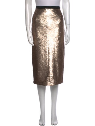 Cinq à Sept Sequin Embellishments Knee-Length Skirt