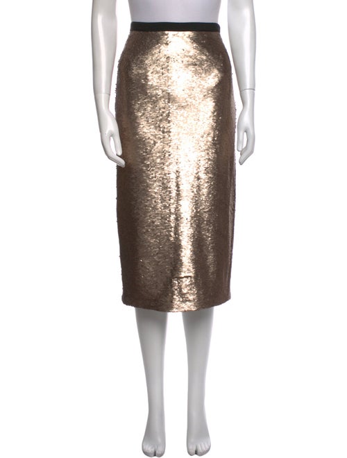 Cinq à Sept Sequin Embellishments Knee-Length Skirt