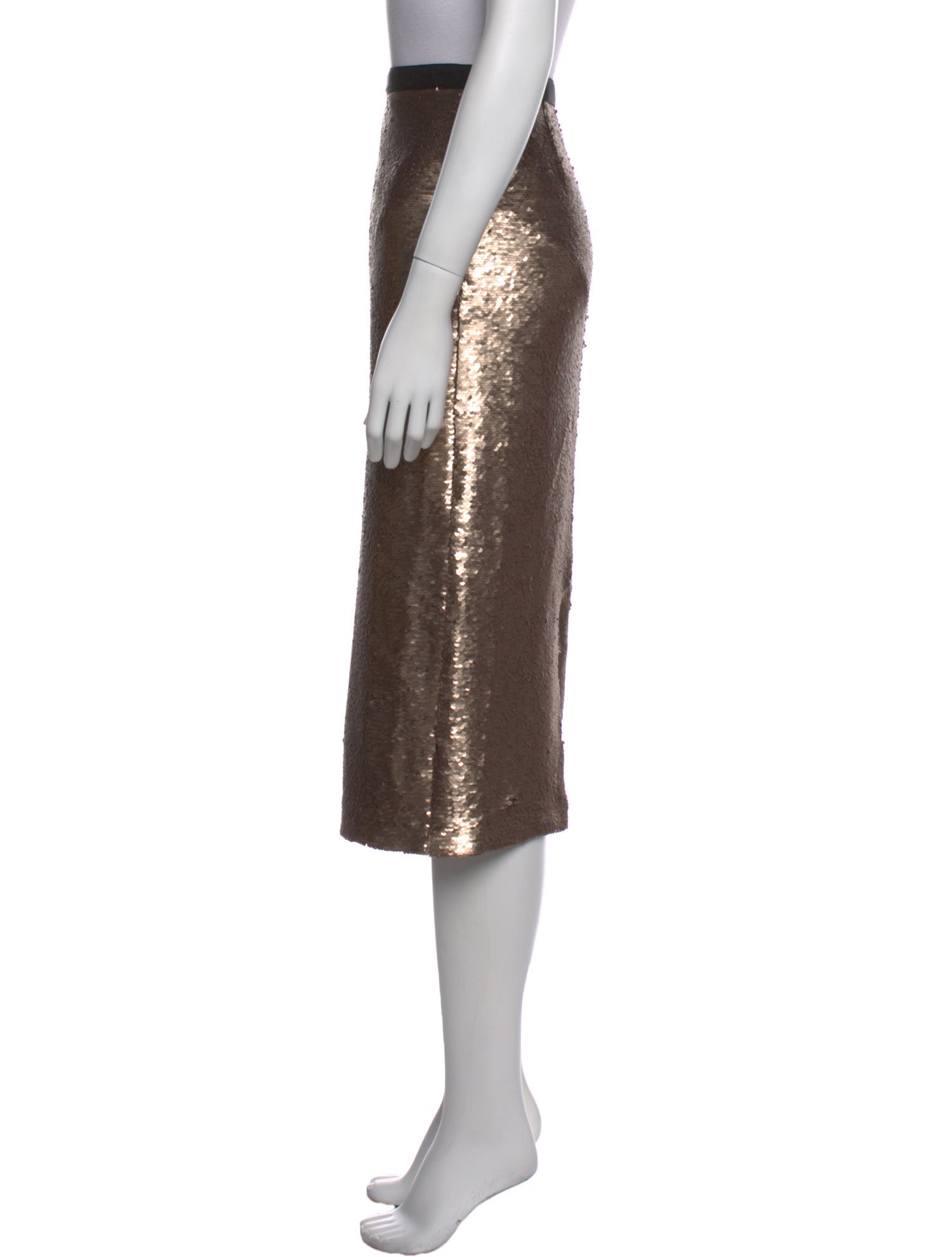 Cinq à Sept Sequin Embellishments Knee-Length Skirt