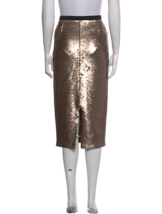 Cinq à Sept Sequin Embellishments Knee-Length Skirt