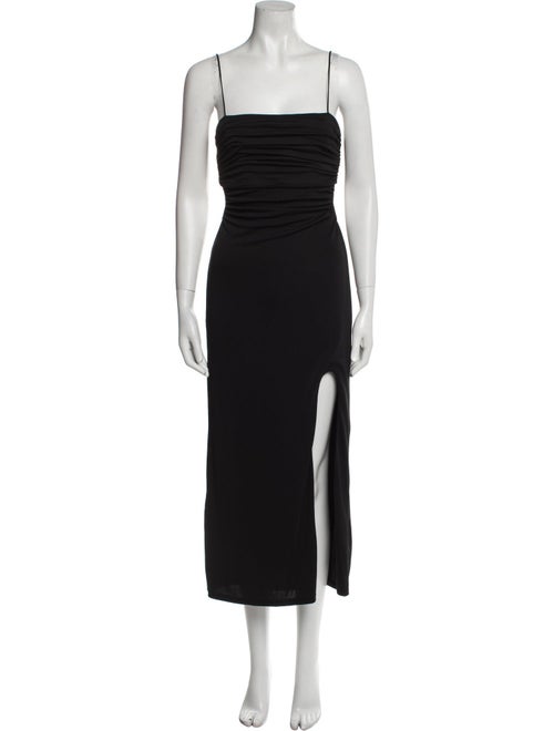 Cinq à Sept Square Neckline Long Dress