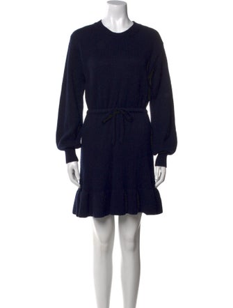 Cinq à Sept Crew Neck Mini Dress