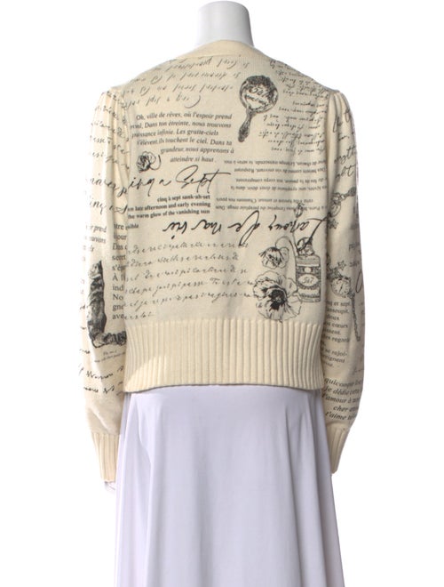 Cinq à Sept Striped V-Neck Sweater