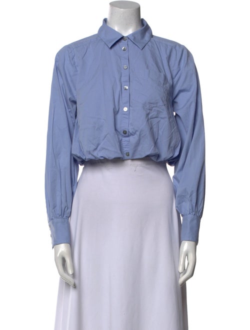 Cinq à Sept Long Sleeve Crop Top