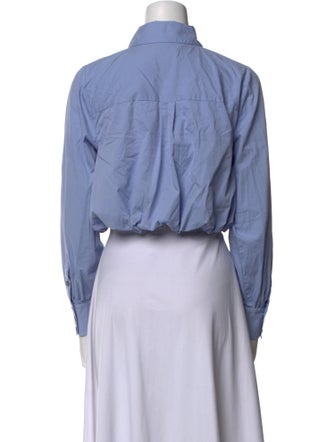 Cinq à Sept Long Sleeve Crop Top