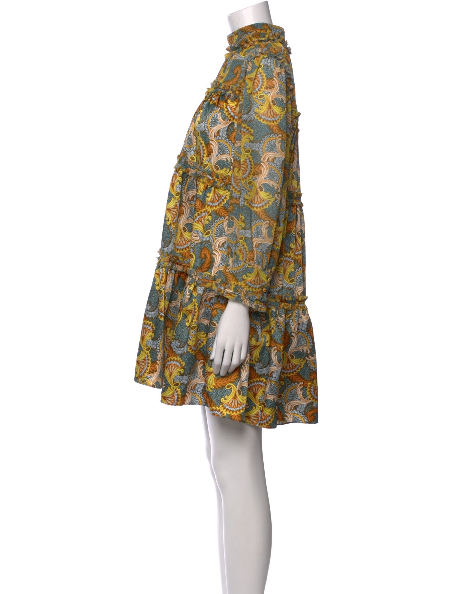 Cinq à Sept Paisley Print Mini Dress