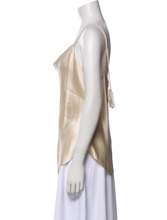 Cinq à Sept Silk Cowl Neck Top