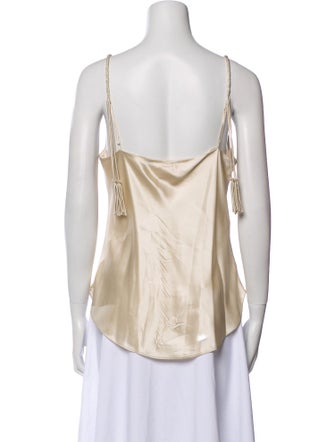 Cinq à Sept Silk Cowl Neck Top