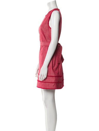 Cinq à Sept Scoop Neck Mini Dress