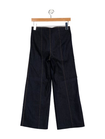 Cinq à Sept Mid-Rise Wide Leg Jeans