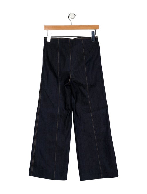 Cinq à Sept Mid-Rise Wide Leg Jeans
