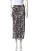 Cinq à Sept Silk Midi Length Skirt