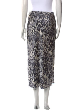 Cinq à Sept Silk Midi Length Skirt