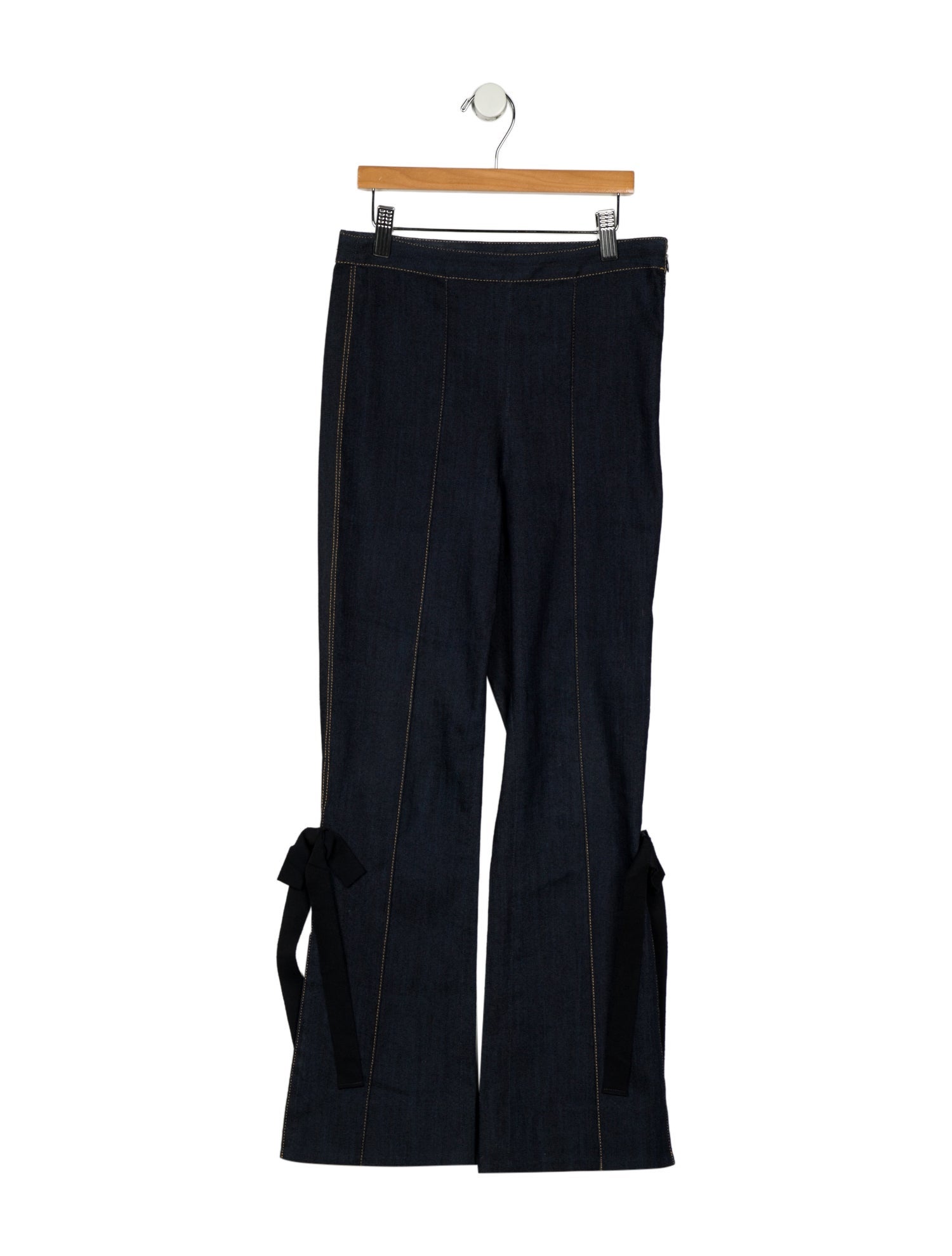 Cinq à Sept Mid-Rise Wide Leg Jeans