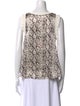 Cinq à Sept Silk Animal Print Top