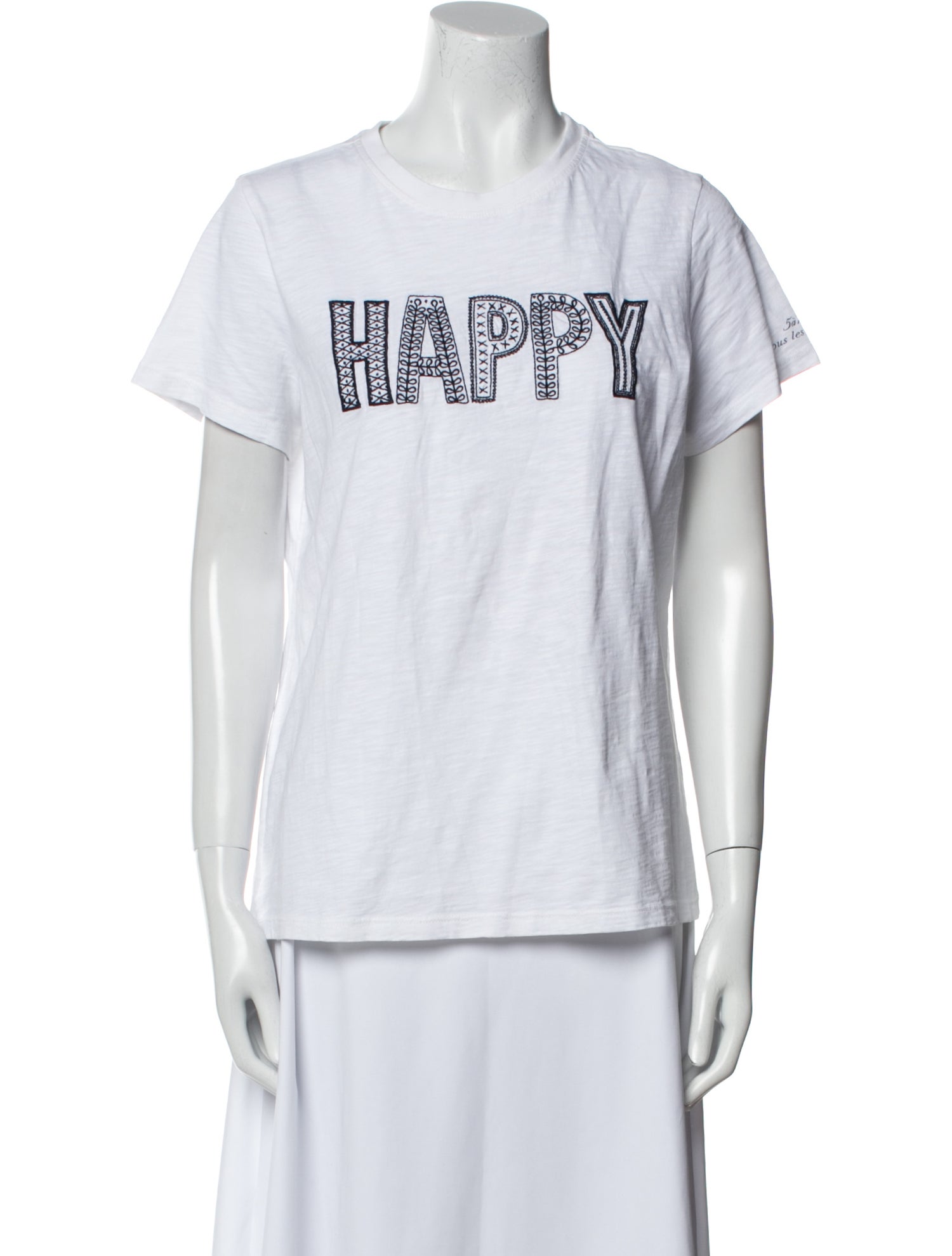 Cinq à Sept Graphic Print Crew Neck T-Shirt