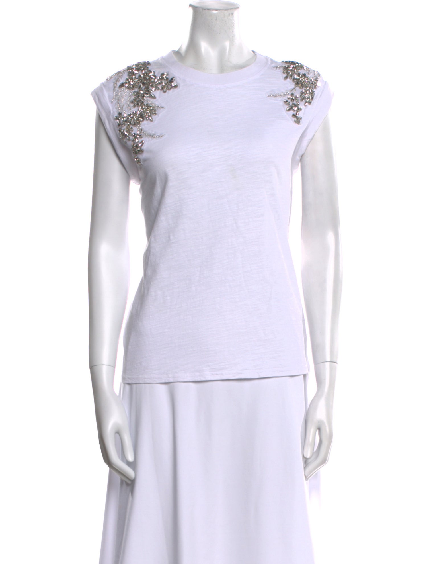 Cinq à Sept Crew Neck Short Sleeve T-Shirt