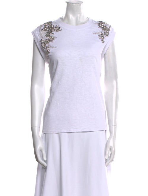 Cinq à Sept Crew Neck Short Sleeve T-Shirt