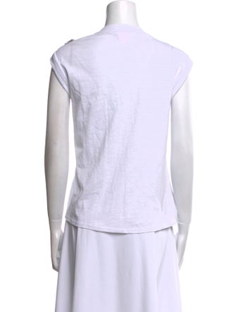 Cinq à Sept Crew Neck Short Sleeve T-Shirt