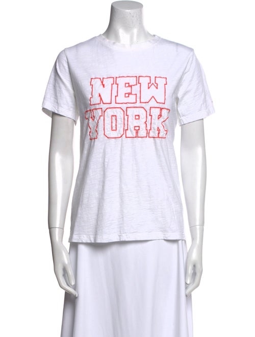 Cinq à Sept Graphic Print Crew Neck T-Shirt