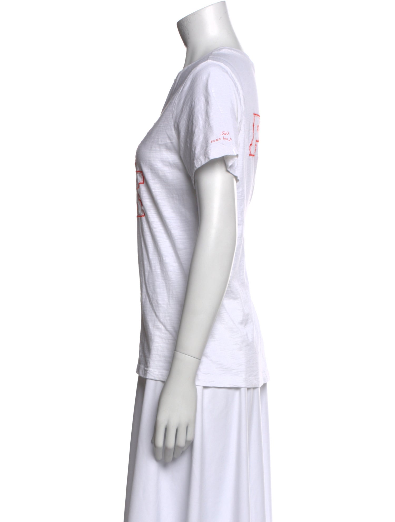 Cinq à Sept Graphic Print Crew Neck T-Shirt