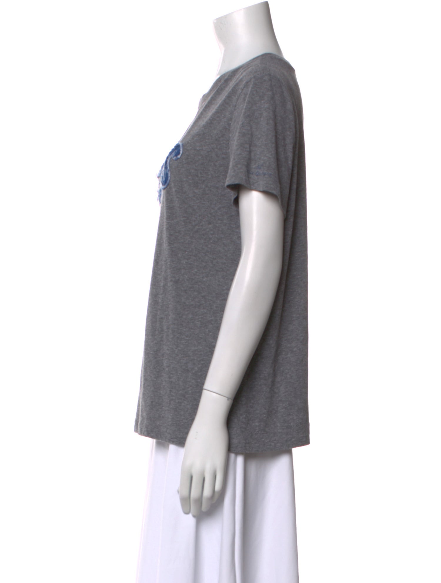 Cinq à Sept Graphic Print Crew Neck T-Shirt