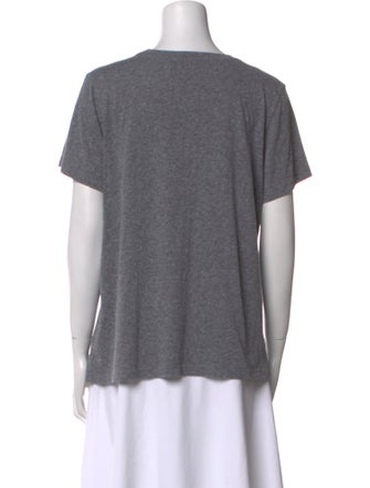 Cinq à Sept Graphic Print Crew Neck T-Shirt