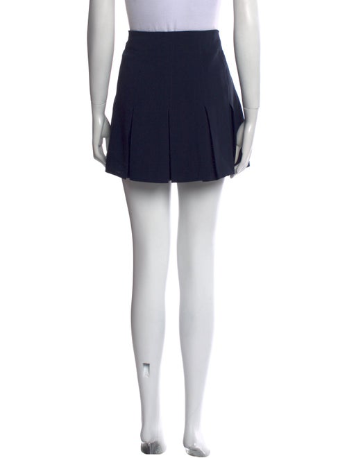 Cinq à Sept Pleated Accents Mini Skirt