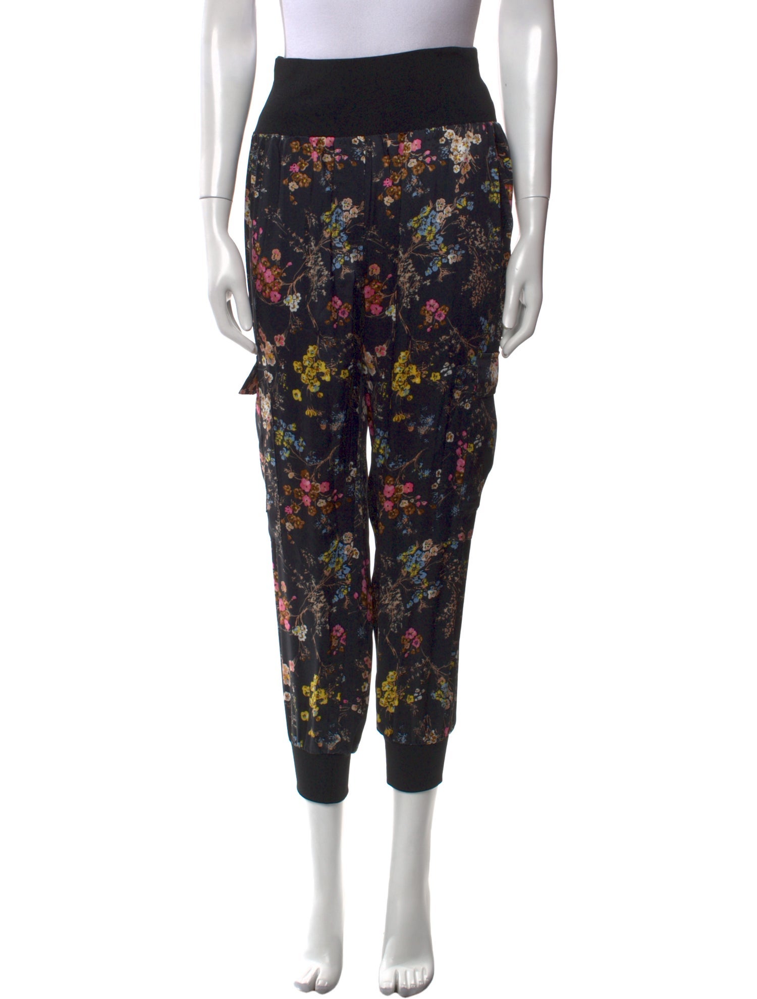 Cinq à Sept Floral Print Skinny Leg Pants