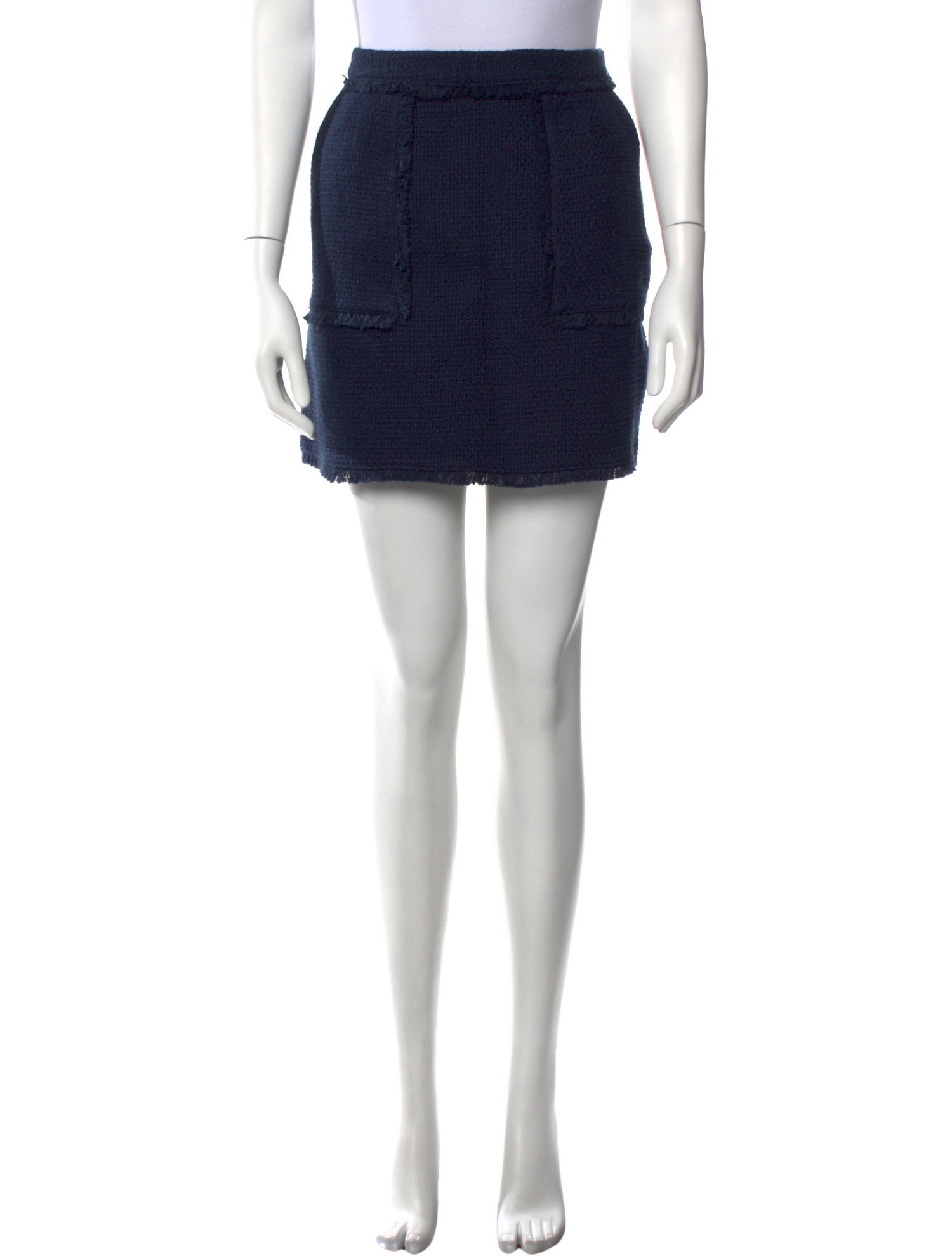 Cinq à Sept Ruffle Embellishment Mini Skirt