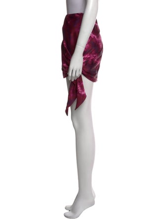 Cinq à Sept Bow Accents Mini Skirt