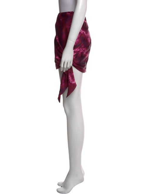 Cinq à Sept Bow Accents Mini Skirt