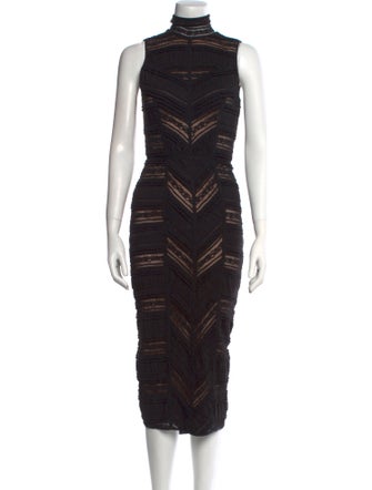 Cinq à Sept Turtleneck Midi Length Dress