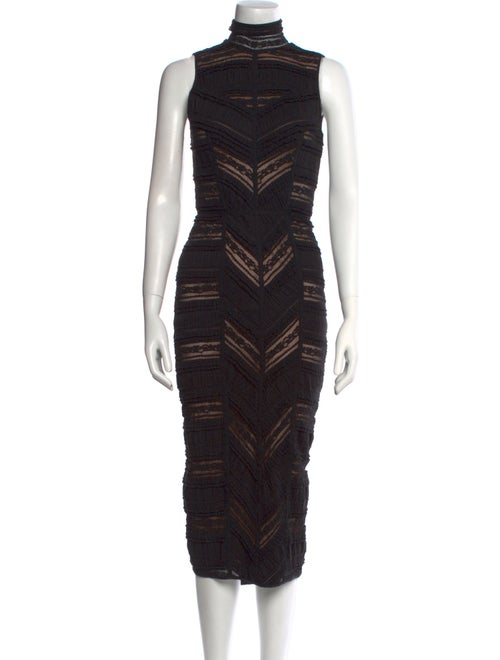 Cinq à Sept Turtleneck Midi Length Dress