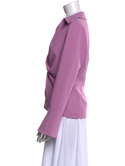 Cinq à Sept V-Neck Long Sleeve Blouse