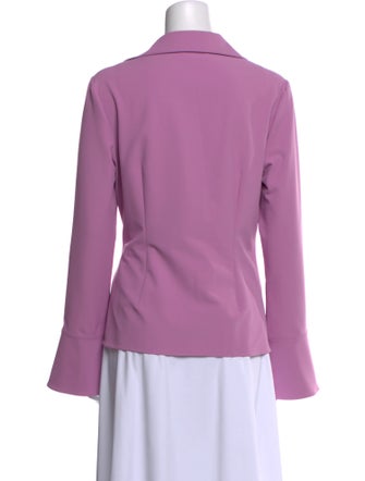 Cinq à Sept V-Neck Long Sleeve Blouse