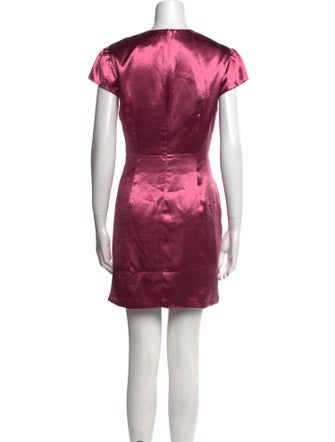 Cinq à Sept Crew Neck Mini Dress