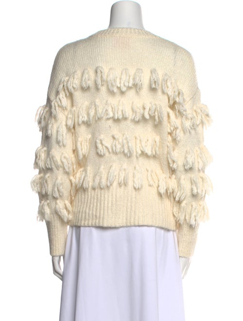 Cinq à Sept Printed Crew Neck Sweater