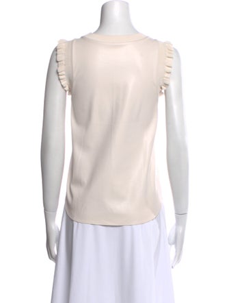 Cinq à Sept Crew Neck Sleeveless Top