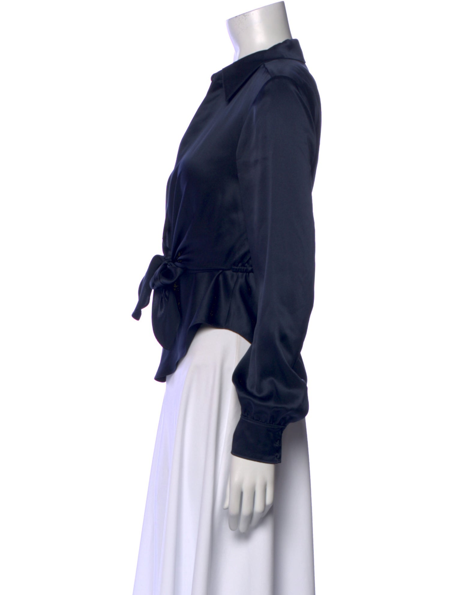 Cinq à Sept Silk V-Neck Blouse