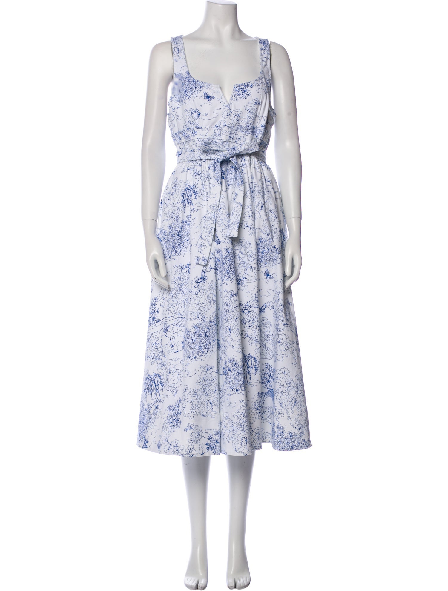 Cinq à Sept Floral Print Long Dress w/ Tags