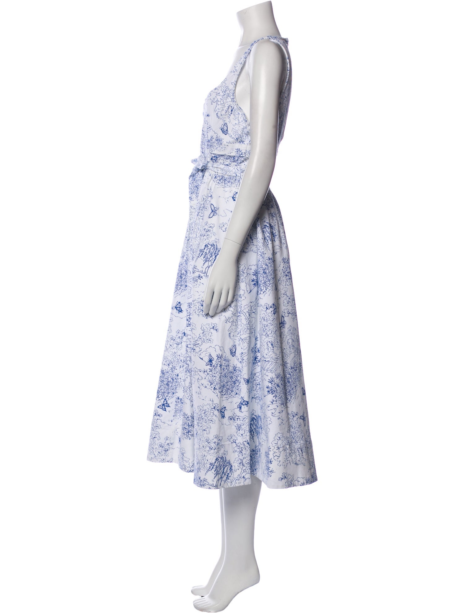 Cinq à Sept Floral Print Long Dress w/ Tags