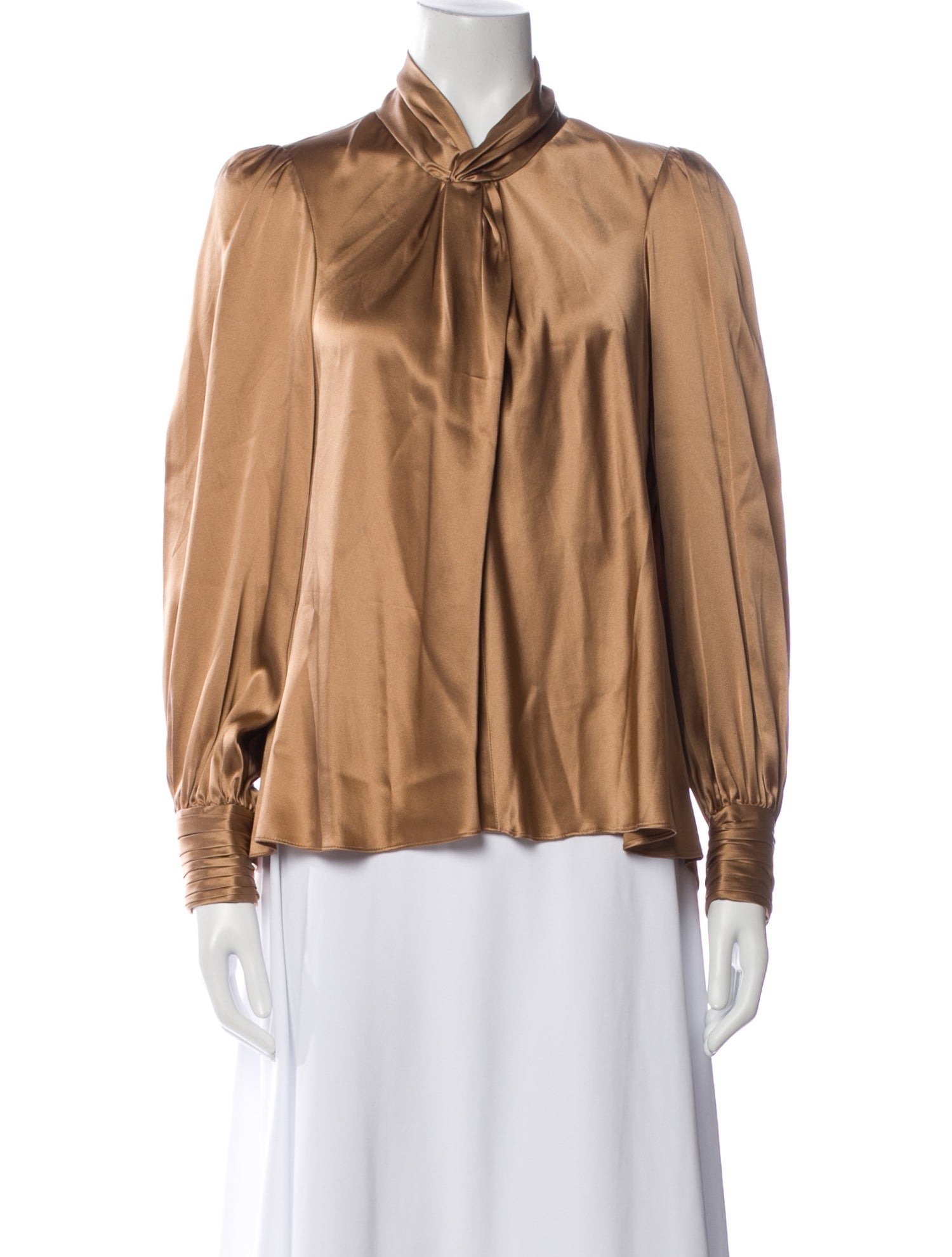 Cinq à Sept Silk Mock Neck Blouse w/ Tags