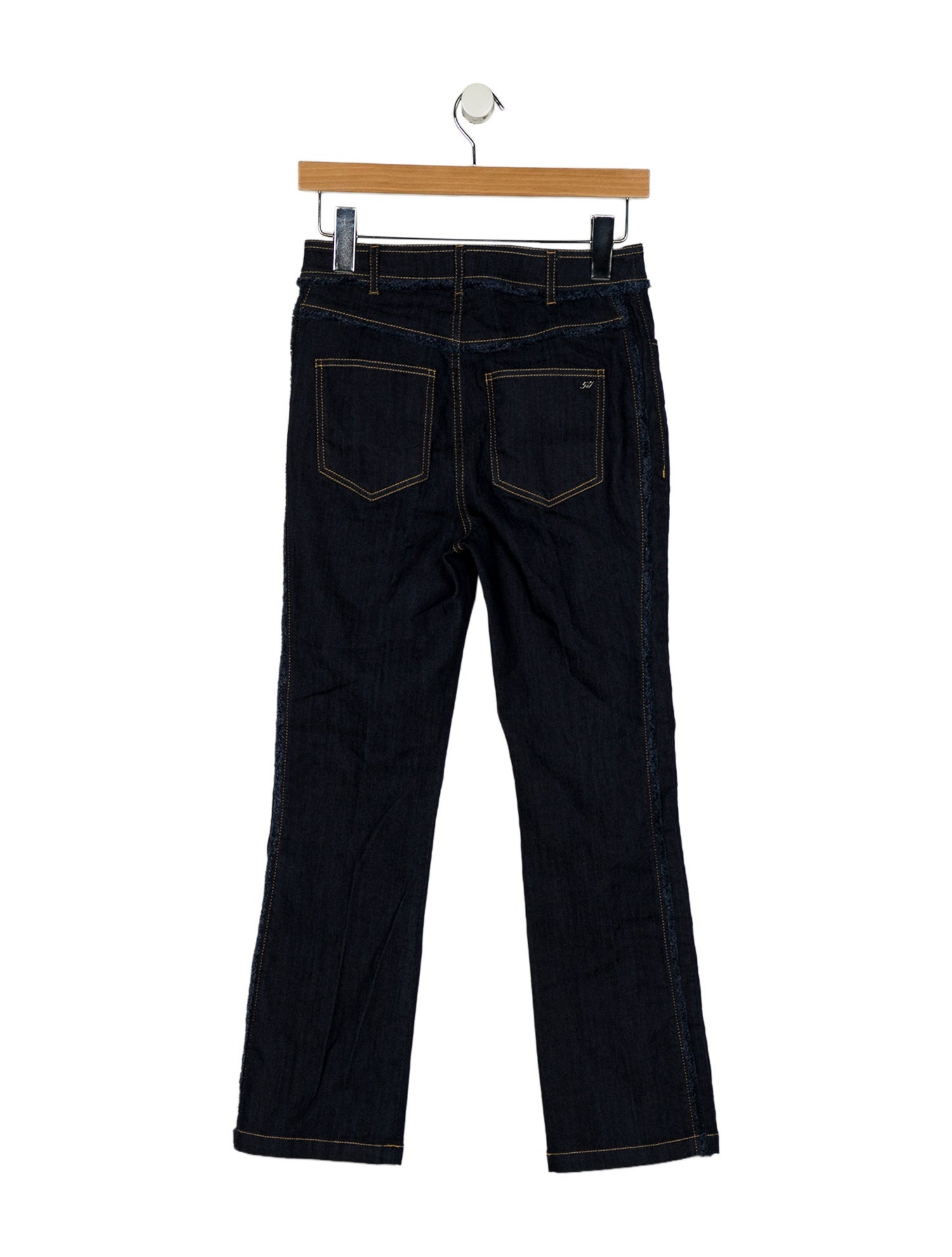 Cinq à Sept Mid-Rise Straight Leg Jeans