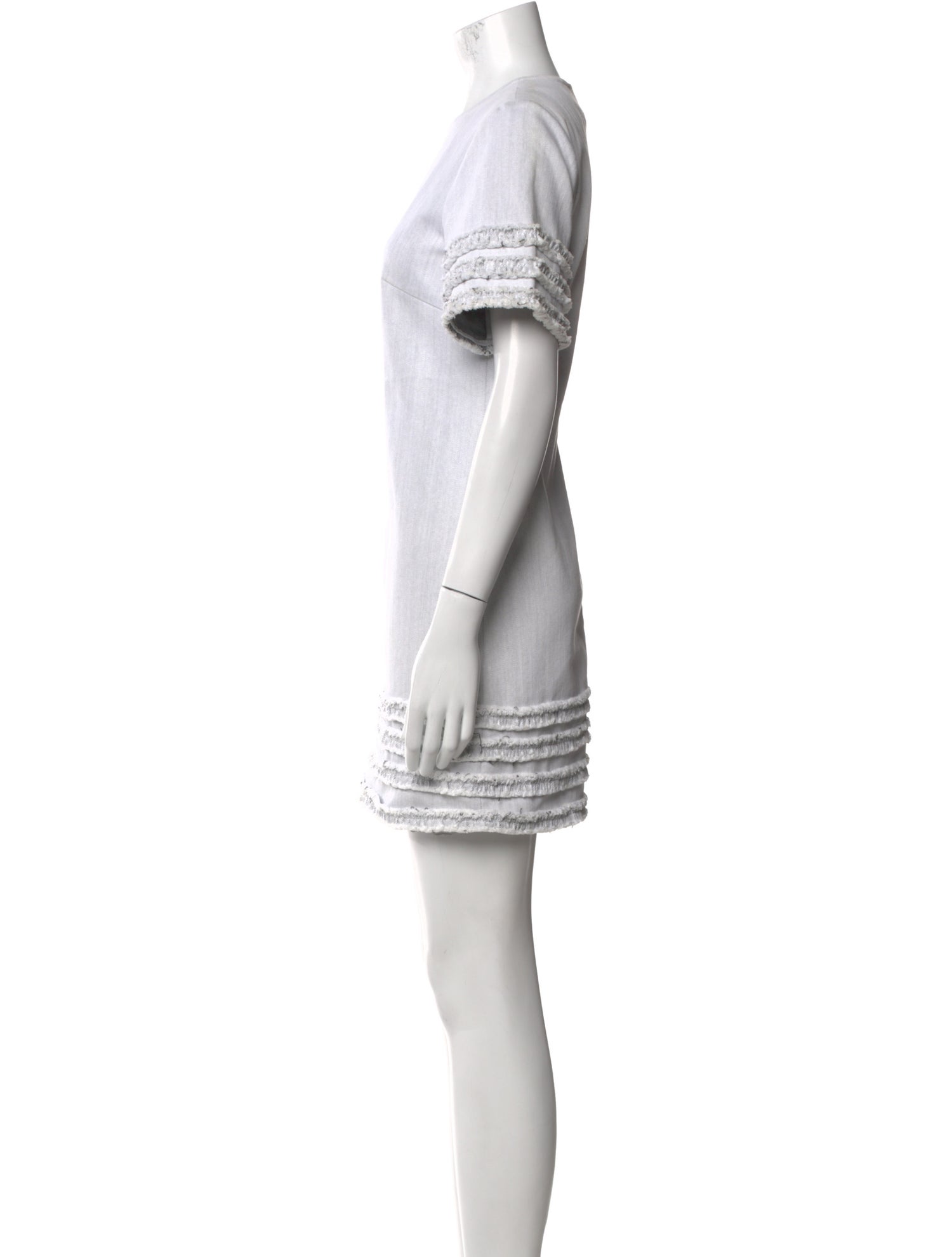 Cinq à Sept Crew Neck Mini Dress