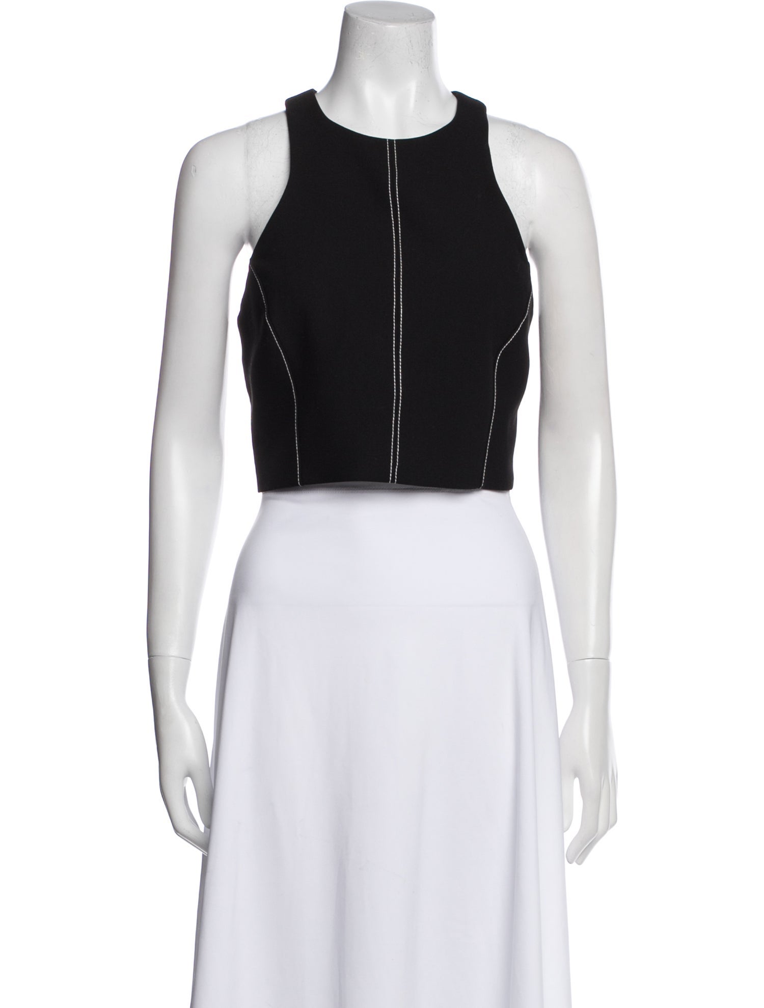 Cinq à Sept Halterneck Sleeveless Crop Top w/ Tags