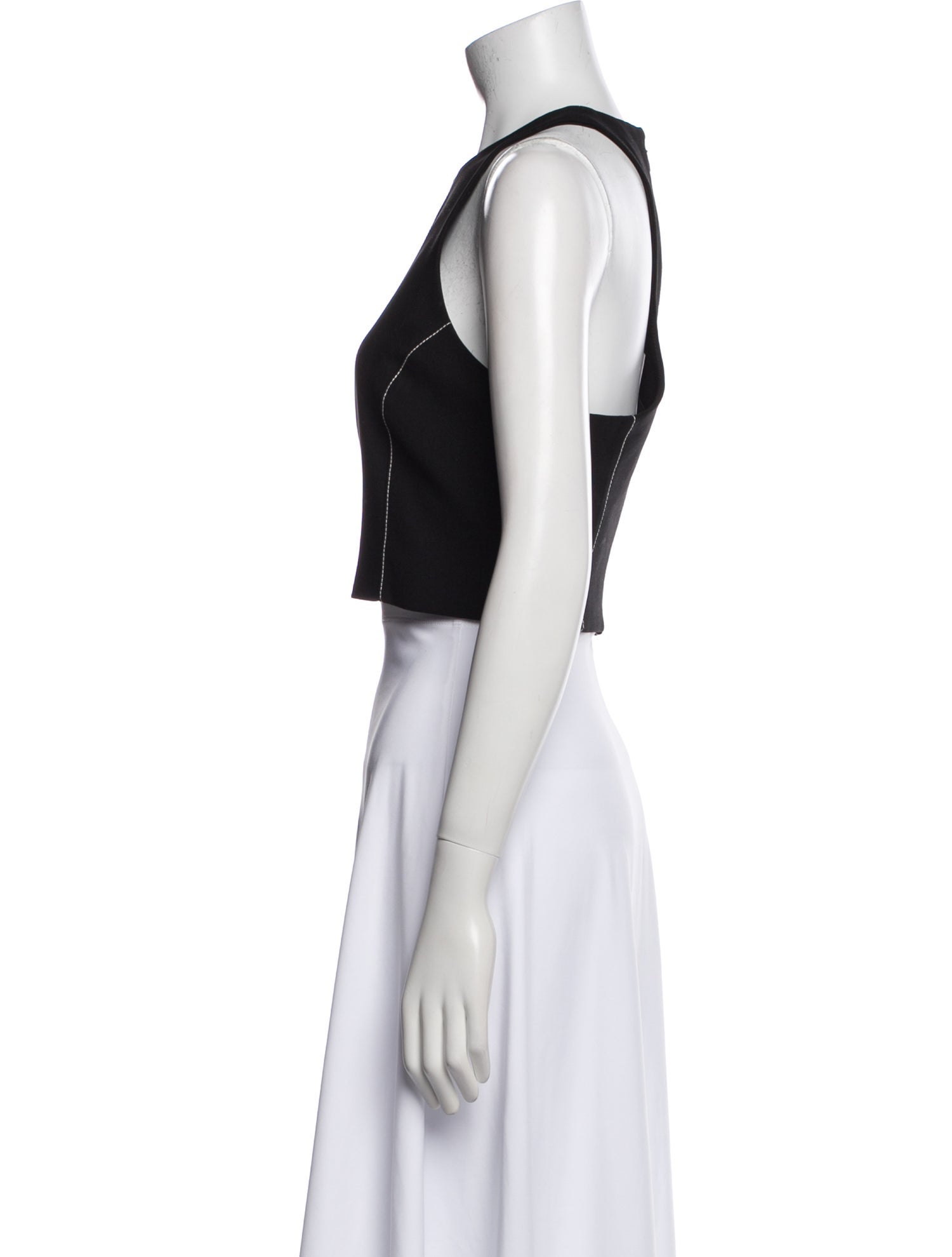 Cinq à Sept Halterneck Sleeveless Crop Top w/ Tags